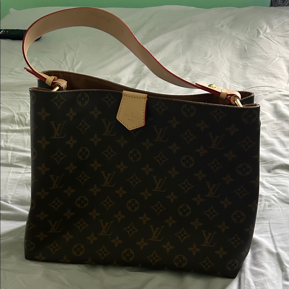 LV Graceful Brown Monogram Shoulder Bag